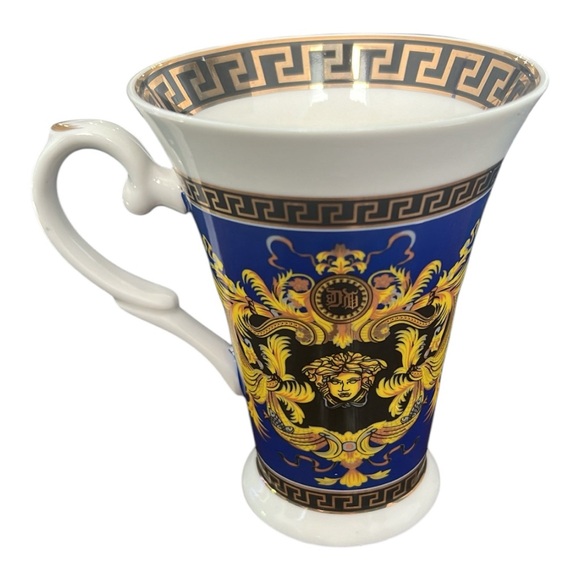 Versace Blue and Gold Mug - Picture 1 of 3